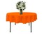 72-Inch Round Tablecloth 100% Polyester Poplin Wrinkle Resistant Durable Cover